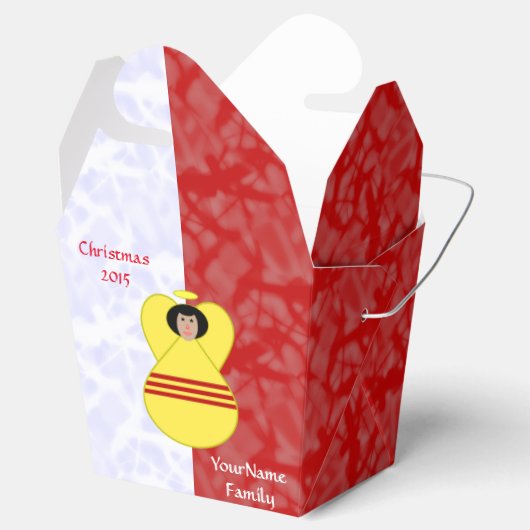 Ballotins Drapeau de l'ange sud vietnamien en rouge et blanc (Ouvert)