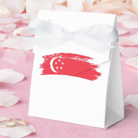Ballotins Drapeau de Singapour (Mariage)