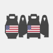 Ballotins Drapeau des États-Unis d'Amérique rouge blanc et b (Déplié)