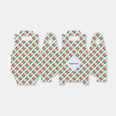 Ballotins Drapeau italien avec votre nom (Déplié)