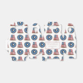 Ballotins Drapeau Patriotique Donuts Cake 4 juillet Parti (Déplié)