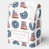 Ballotins Drapeau Patriotique Donuts Cake 4 juillet Parti (Ouvert)