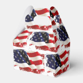 Ballotins Drapeau patriotique Juillet 4e Fête Favoriser Box (Arrière)