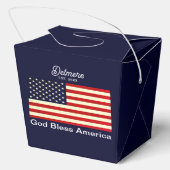Ballotins Drapeau personnalisé Dieu béni l'Amérique (Verso)