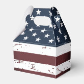 Ballotins Drapeau Rustique Américain Étoiles Et Bandes (Arrière)