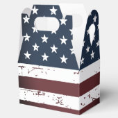 Ballotins Drapeau Rustique Américain Étoiles Et Bandes (Ouvert)