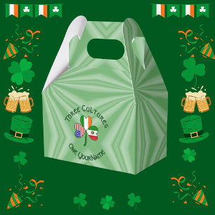 Ballotins Drapeau Shamrock Américain Irlandais Mexicain