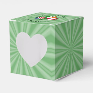 Ballotins Drapeau tricolore personnalisé Shamrock américano-