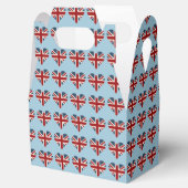 Ballotins Drapeau Union Jack en forme de coeur (Ouvert)