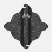 Ballotins Drapeaux de course sur bandes de fibre de carbone  (Déplié)