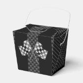 Ballotins Drapeaux de course sur bandes de fibre de carbone  (Verso)