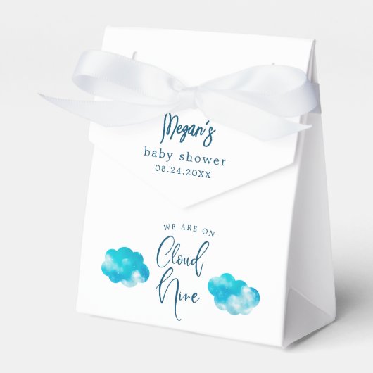 Ballotins Dreamy Blue Cloud Nine Baby shower garçon (Verso)