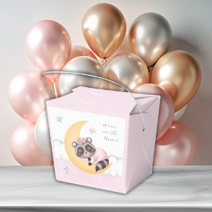 Ballotins Dreamy Over the Moon Raccoon Girl Baby shower