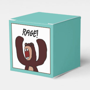 Ballotins Drôle Angry Brown Bear Cartoon - Stress Out