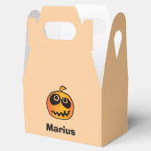 Ballotins Drôle Carved Orange Halloween Citrouille Nom du vi (Ouvert)