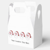 Ballotins Drôle Père Noël ballotin personnalisé (Ouvert)