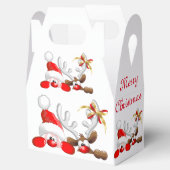 Ballotins Drôle Père Noël et Reindeer Cartoon (Ouvert)
