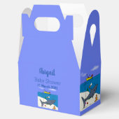 Ballotins Drôle requin couché et dessin animé de pêche (Ouvert)