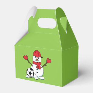 Ballotins Drôle Snowman avec balle de football