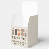 Ballotins du Baby shower des animaux de bois (Ouvert)