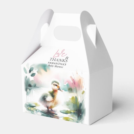 Ballotins du Baby shower Mallard Duck (Verso)