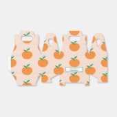 Ballotins du Baby shower orange Little Cutie (Déplié)