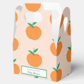Ballotins du Baby shower orange Little Cutie (Ouvert)