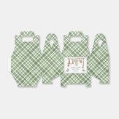 Ballotins Duck Hunter Baby Shower Favor Box (Déplié)