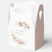 Ballotins Dusky Fall Marsala Blush Floral Wreath Mariage (Ouvert)