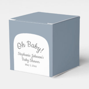 Ballotins Dusty Blue Bohemian Arch Oh Baby Baby shower