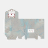 Ballotins Dusty Blue Bourgogne Blush Floral (Déplié)