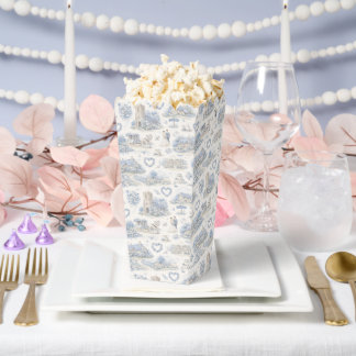 Ballotins Dusty Blue English Village Wedding Watercolor