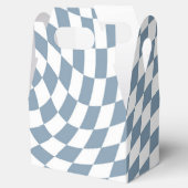 Ballotins Dusty Blue Mariage Collection Vérifier À damiers (Ouvert)