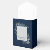 Ballotins Dusty Blue Navy Champagne Mariage d'ivoire (Ouvert)