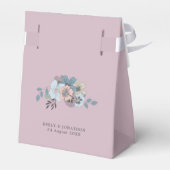 Ballotins Dusty Blue Saumon Pink Formes Noms Date Merci (Arrière)