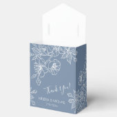 Ballotins Dusty Blue White Floral | Custom Wedding (Ouvert)