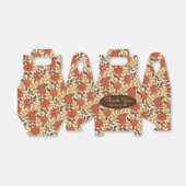 Ballotins Dusty Brunt Orange Peony Flowers Mariage de automn (Déplié)