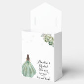 Ballotins Dusty Green Parties scintillant robe Fête des mari (Ouvert)