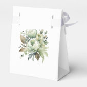 Ballotins Dusty Green Parties scintillant robe Fête des mari (Arrière)