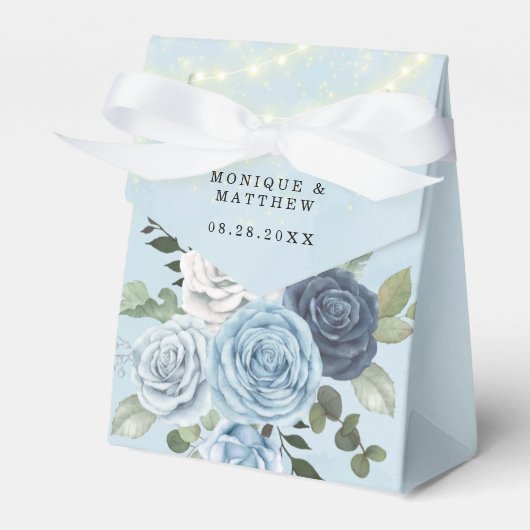 Ballotins Dusty Navy Blue Peony Mariage (Verso)