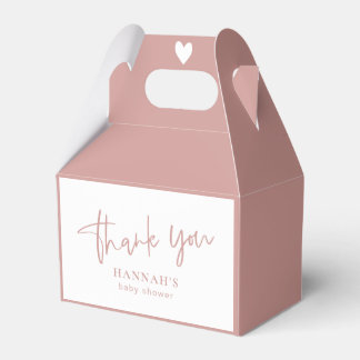 Ballotins Dusty Pink / Baby shower Rose merci