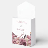 Ballotins Dusty Rose & Burgundy Boho Floral Mariage (Ouvert)