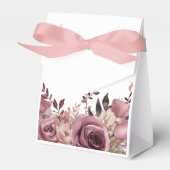 Ballotins Dusty Rose & Burgundy Boho Floral Mariage (Verso)