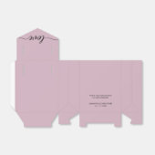 Ballotins Dusty Rose Simple et élégant Mariage d'amour ScrIp (Déplié)