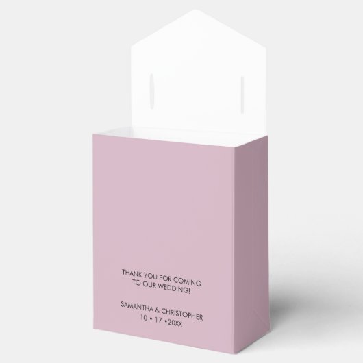 Ballotins Dusty Rose Simple et élégant Mariage d'amour ScrIp (Ouvert)