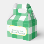 Ballotins EASTER Chick Eggs and bold green check NAME (Arrière)