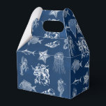 Ballotins Eau aquarelle bleu marine Animaux marins océan<br><div class="desc">Un beau design mettant en valeur les animaux marins de l'océan avec un fond aquarelle bleu marine. Design idéal pour tous ceux qui aiment la plage,  les animaux marins,  les créatures de l'océan,  les poissons,  les pieuvres,  les méduses,  etc.</div>