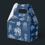 Ballotins Eau aquarelle bleu marine Animaux marins océan<br><div class="desc">Un beau design mettant en valeur les animaux marins de l'océan avec un fond aquarelle bleu marine. Design idéal pour tous ceux qui aiment la plage,  les animaux marins,  les créatures de l'océan,  les poissons,  les pieuvres,  les méduses,  etc.</div>