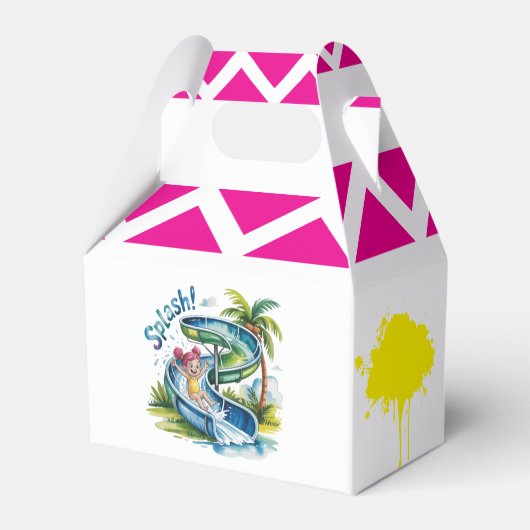 Ballotins Eau Diapositive Fille Fête Anniversaire (Arrière)