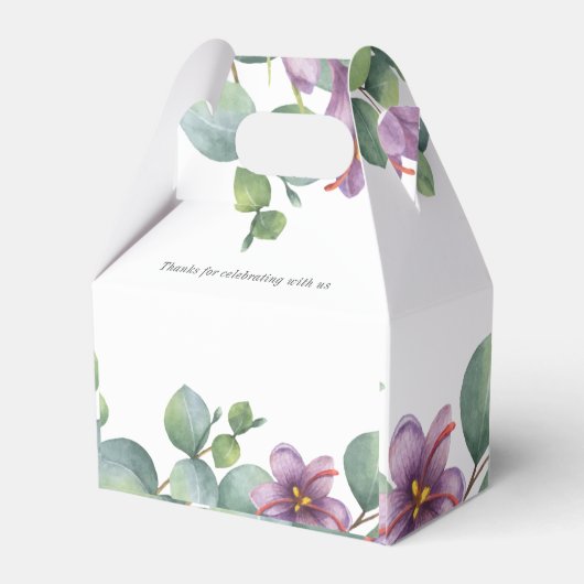 Ballotins Eau Florale de Eucalyptus Aquarelle Écriture Showe (Arrière)